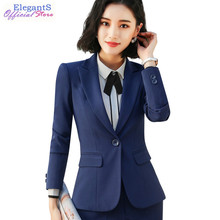 Women Pant Suits 2 Piece Set Formal Blazer Jacket Office Lady Work Business Coat Trousers 2021 Autumn Spring Clothing Clothes 2024 - buy cheap