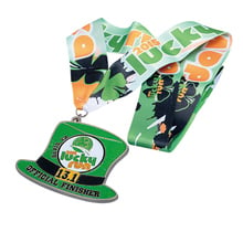 High Quality Zinc Alloy Glitter Enamel Medal with Sublimation Ribbon 2024 - buy cheap