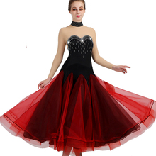 Vestidos de concurso de dança de salão, vestidos valsa, vestido de dança padrão, vestido moderno de dança, tangoq093 2024 - compre barato
