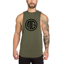 Muscleguys-Camiseta sin mangas de gimnasio para hombre, chaleco de algodón para Fitness, musculación, nueva marca, 2020 2024 - compra barato
