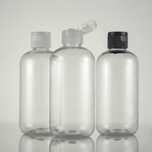 250ML 24Pcs/Lot Transparent Flip Lid Bottles Empty PET Bottles For Lotion Shampoo  Refillable Cosmetics Containers 2024 - buy cheap