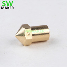 1pcs creatbot replacement nozzle brass nozzle 0.4mm for 1.75mm creatbot 3D upgrade printer 2024 - buy cheap