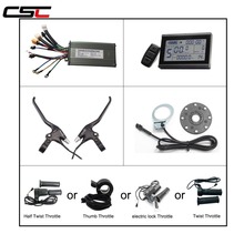 Electric Bicycle Brushless 9 Mosfet Sine Wave Controller+LCD3 Display+Power cut-off Brake lever+Throttle+8 Magnet PAS for Ebike 2024 - buy cheap