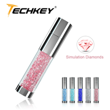 TECHKEY-unidad flash usb de diamante, pendrive de 16GB, 32GB, 64GB, 8GB, 4GB, cristal, regalo, envío gratis 2024 - compra barato