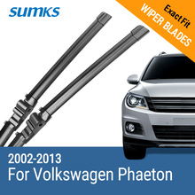 SUMKS-escobillas de limpiaparabrisas para Volkswagen Phaeton, aptas para brazos laterales 2002, 2003, 2004, 2005, 2006, 2007, 2008, 2009, 2010, 2011, 2012, 2013 2024 - compra barato