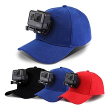 for Go Pro Accessories Canvas Baseball Hat Cap W/ J-Hook Buckle Mount Screw for GoPro HERO5 HERO4 Session HERO 5 4 3+ 3 2 2024 - buy cheap