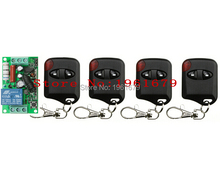 RF Wireless Remote Control AC 220 V 10 A 1 channel 1 Receiver + 4 Transmitter Innovative products right price 315mhz
