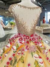New style flowers lace dresses evening dresses 2018 vestido de festa dress longo para casamento abiye evening dress 2024 - buy cheap