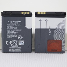 20 X 1020mah BL 5C Phone Battery For Nokia BL-5C 1100 1110 1200 1208 1280 1600 2600 2700 3100 3110 5130 6230 6230i Battery 2024 - buy cheap