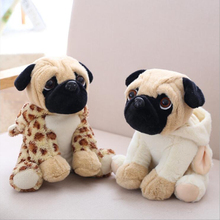 20cm Simulation Dogs Plush Toys Sharpei Pug Lovely Puppy Pet Stuffed Animal Plush Doll Children Kids Birthday Christmas Gifts 2024 - buy cheap
