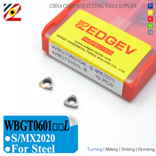 EDGEV Cermet Carbide Inserts WBGT060102L WBGT060104L S MX2020 Metal Ceramic Boring CNC Lathe Turning Tools Substitue S TN60 2024 - buy cheap