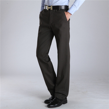 New Arrival Autumn&Winter Men's Fashion Clothes Non-Iron Formal Casual Trousers Men Slim Fit Premium Cotton Straight Pants 2024 - buy cheap