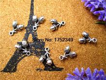 150pcs--Acorn Charms, Antique Tibetan Silver Tone 3D Acorn charm Pendants 14x11mm 2024 - buy cheap