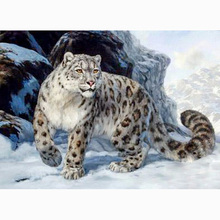 5d Diamond Painting Snow Leopard Mosaic Full drill DIY Diamond Embroidery Animal Cross Stitch Rhinestone Home Decor 2024 - buy cheap