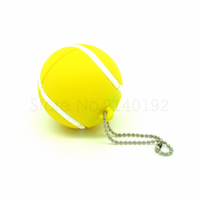 Mini pendrive amarelo usb para tênis, pen drive de desenho animado capacidade real com corrente de metal 4gb 2024 - compre barato