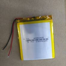3.7v li po li-ion batteries 3 7 v Post 3.7V polymer lithium battery 405055 1800mAh GPS e-book charging treasure MP4/5 repair 2024 - buy cheap