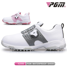 Обувь для гольфа Pgm, женская обувь, легкая модель, шнурки, дышащие кроссовки, Удобная нескользящая обувь для тренировок D0475 2024 - купить недорого