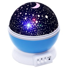 Luminous Toys Novelty Romantic Starry Sky LED Night Light Projector Battery USB Night Light Creative Birthday Gifts For Children 2024 - buy cheap