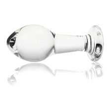 Bola de 43mm para hombre y adulto, tapón Anal de cristal para lesbiana, punto G, squirt, bola grande de cristal, Juguetes sexuales para GAY, estimulación de próstata, tapón Anal 2024 - compra barato