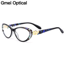 Gmei-gafas ópticas de estilo ojo de gato TR90 para mujer, lentes con borde completo, montura femenina de plástico, para miopía y presbicia, M1460 2024 - compra barato