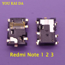 2 pcs Fone de Ouvido Fone de Ouvido Fone De Ouvido Jack de Áudio Conexão Repair Parte Para xiaomi redmi Nota 1 2 3 4 Note3 pro primeiro /note 4 X20 MTX 2024 - compre barato