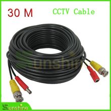 Hamrolte 100ft 30M Long BNC Video Output Cable for CCTV and CCTV Camera Surveillant System 2024 - buy cheap