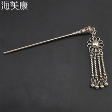 Haimeikang 2019 New Retro Hairpin Chinese Hair Stick Vintage Tassel Floral Headwear Antique 2024 - buy cheap