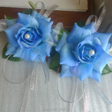 4PCS Silk Rose Flower Boutonniere Brooch Artificial Silk Flowers For a Wedding Prom Corsage Men Decoration buque noiva Flores 2024 - buy cheap