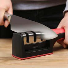 1 PC Professional Hard Carbide Ceramic Sharpener Stone 3 Levels Household Knife Sharpener Kitchen Sharpening Tool 2024 - buy cheap