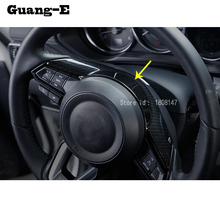 Car Body Cover Styling Steering Wheel Interior Kit Switch Trim Lamp Frame 1pcs For Mazda Cx-5  2nd Gen 2017 2018 2019 2020 2021 2024 - buy cheap