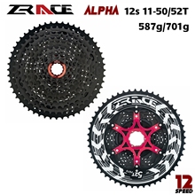 Zracing Alpha 12 s легкая кассета 12 скоростной MTB велосипед Freewheel 11-50T/11-52T-черный, совместимый M9100 / XX1 X01 GX NX Eagle 2024 - купить недорого