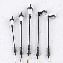 New 10pcs/Lot Model Railway Train Lamp Post Street Lights HO Scale 1:100 LED For Voltages Of 3V 2024 - buy cheap