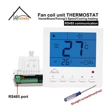 HESSWAY digital temperature controller thermostat RS485 communication protocol for  2 pipes cooling/heating 2024 - buy cheap