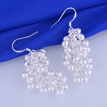 Silver Plated earrings , Silver Plated fashion jewelry , grape shiny  /cdqakuxa duyammfa LQ-E007 2024 - buy cheap