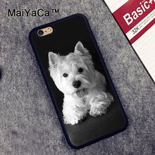 Capa west highland white terrier, capa de iphone 11 pro max 7 8 se 2020 6s plus x xr xs max 2024 - compre barato