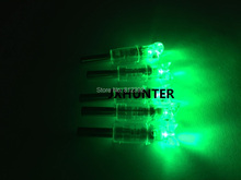 6PK Crossbow Predator Lighted Nocks Half Moon Green color OD 7.6mm 2024 - buy cheap