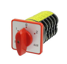 Interruptor de câmera universal de 3 posições, 4kw ac 380v 20a 20 terminais de parafuso