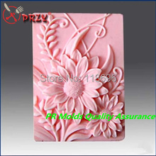 chrysanthemum modelling silicon soap mold fondant Cake decoration mold wholesale Handmade soap mold NO.:SO388 2024 - buy cheap