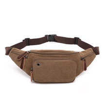 B28 New Multi-function Canvas Waist Bag Men Fanny Pack Man Out Door Money Belt Bag Men Waist Pack Pochetes Homem Bolso Cintura 2024 - buy cheap