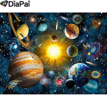 DIAPAI 5D DIY Diamond Painting 100% Full Square/Round Drill "Cosmic planet" Diamond Embroidery Cross Stitch 3D Decor A22144 2024 - compre barato