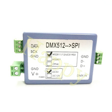 Lámpara DMX512 con control de cadena, decodificador WS2811/12/13UCS190 3 DMX a SPI, control DMX512 2024 - compra barato