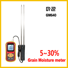 Portable Digital Grain Moisture Meter with Measuring Probe LCD Display Tester For Wheat,Corn,Rice,Bean GM640 2024 - buy cheap
