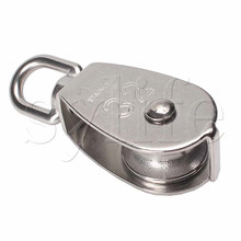 M32 32mm Swivel Stainless Steel 304 Wire Rope Single-sheaved Pulley Block 2024 - buy cheap