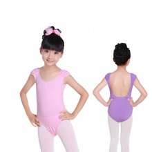 2016 New Children Dance Summer Halter Sleeveless Jumpsuit Ballet Dance  Tutu Dress Stretch Bodysuit for Girls 2024 - buy cheap