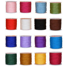 Hot 0.8MM 45M/Roll Cord Colorful Stretchy Crystal String For Beading Bracelet Wire Elastic Rope For Jewelry Making 2024 - buy cheap