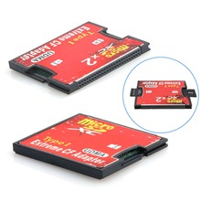 1/ 2 Port Slot Micro SD SDHC TF to CF Type I Flash Compact Card Reader Adapter 2024 - buy cheap