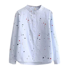 Fashion Blouse Women Long Sleeve Print Button Korean Shirt Casual Loose Blouse Womens Tops and Blouses Blusas Mujer de Moda 2020 2024 - buy cheap