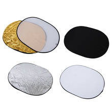 5 in 1 collapsible reflector oval photo studio 90 x 120 cm (35 "x 47 ') 2024 - buy cheap