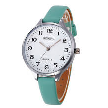 Fashion Women's Watch Casual Checkers Faux Leather Quartz Analog Wrist Watch relogio feminino dropshopping free shipping #50 2024 - buy cheap