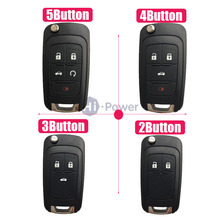 Flip Folding Remote Key Shell For Buick Opel Excelle XT GT New Regal Lacrosse Remote Key Case With HU100 Blade 2/3/4/5 Buttons 2024 - buy cheap